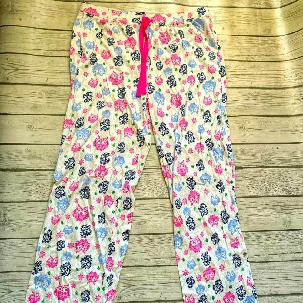 New Directions owl print pajama pants-M